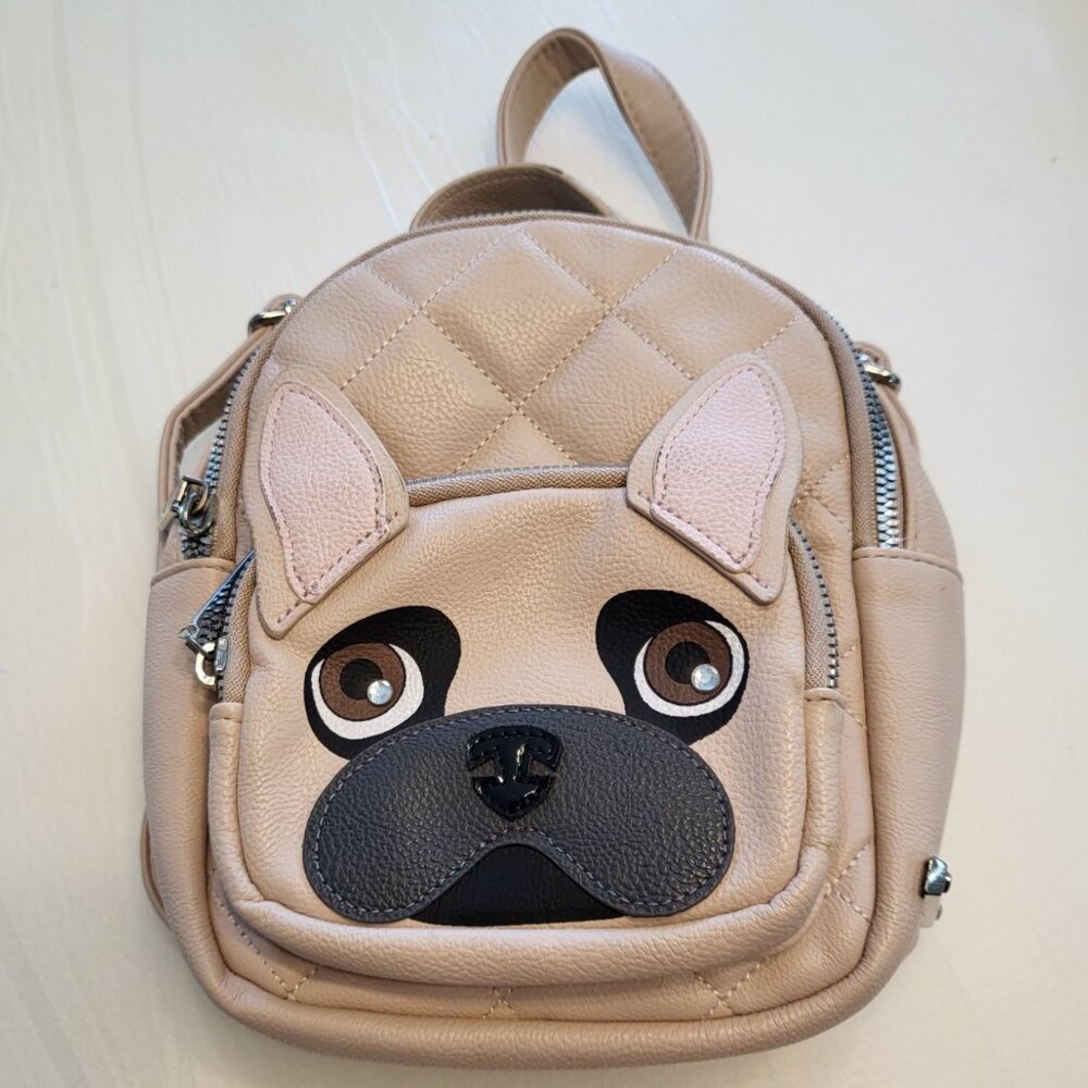 Betsey Johnson French Bulldog Backpack Mini Pug Pup Dog